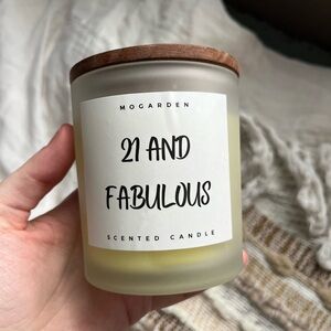 Mogarden 21 and Fabulous Luxury Vanilla Scented Candle